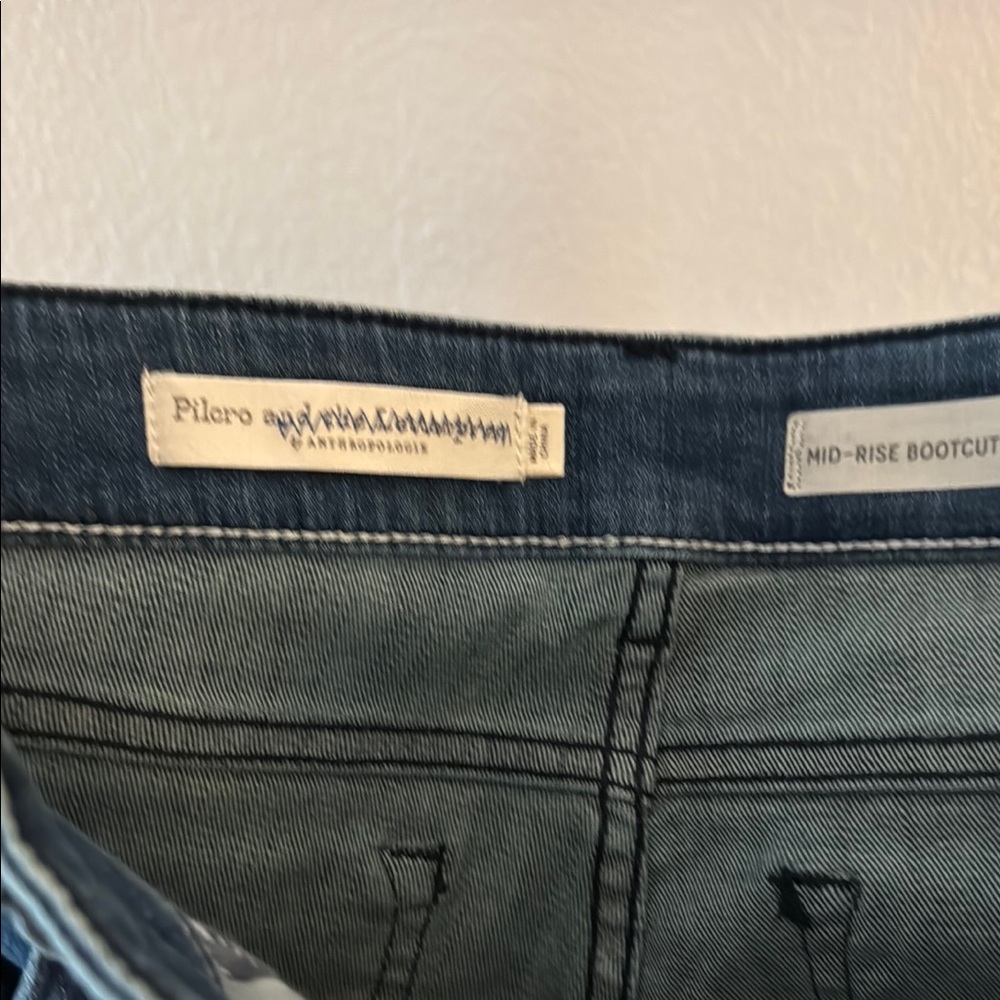 Anthropologie Dark Blue Flared Jeans